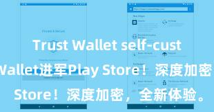 Trust Wallet self-custody Trust Wallet进军Play Store！深度加密，全新体验。